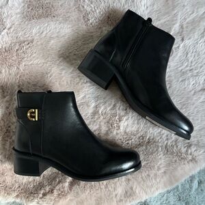 Cole haan holis buckle bootie boots